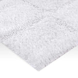 Checkered Cotton Washable Non-Slip Bath Rugs or Runner