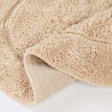 Oval Cotton Washable Non-Slip Bath Rugs or Runner