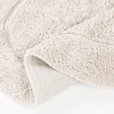 Superior Cotton Non Slip Oval 2 Piece Bath Rug Set