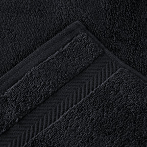 Zero Twist Cotton Ultra-Soft Absorbent Assorted - Black