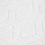 Brou Diamond Lattice Textured Machine Washable Bath Rugs, Set of 2