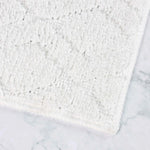 Brou Diamond Lattice Textured Machine Washable Bath Rugs, Set of 2 - Bath Rugs by Superior Brand