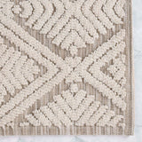 Ceton Diamond Trellis Textured Machine Washable Bath Rugs, Set of 2 - Bath Rugs by Superior Brand