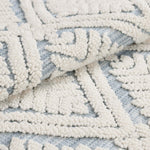 Ceton Diamond Trellis Textured Machine Washable Bath Rugs, Set of 2 - Bath Rugs by Superior Brand
