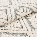 Ceton Diamond Trellis Textured Machine Washable Bath Rugs, Set of 2 - Bath Rugs by Superior Brand