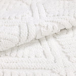 Ceton Diamond Trellis Textured Machine Washable Bath Rugs, Set of 2 - Bath Rugs by Superior Brand