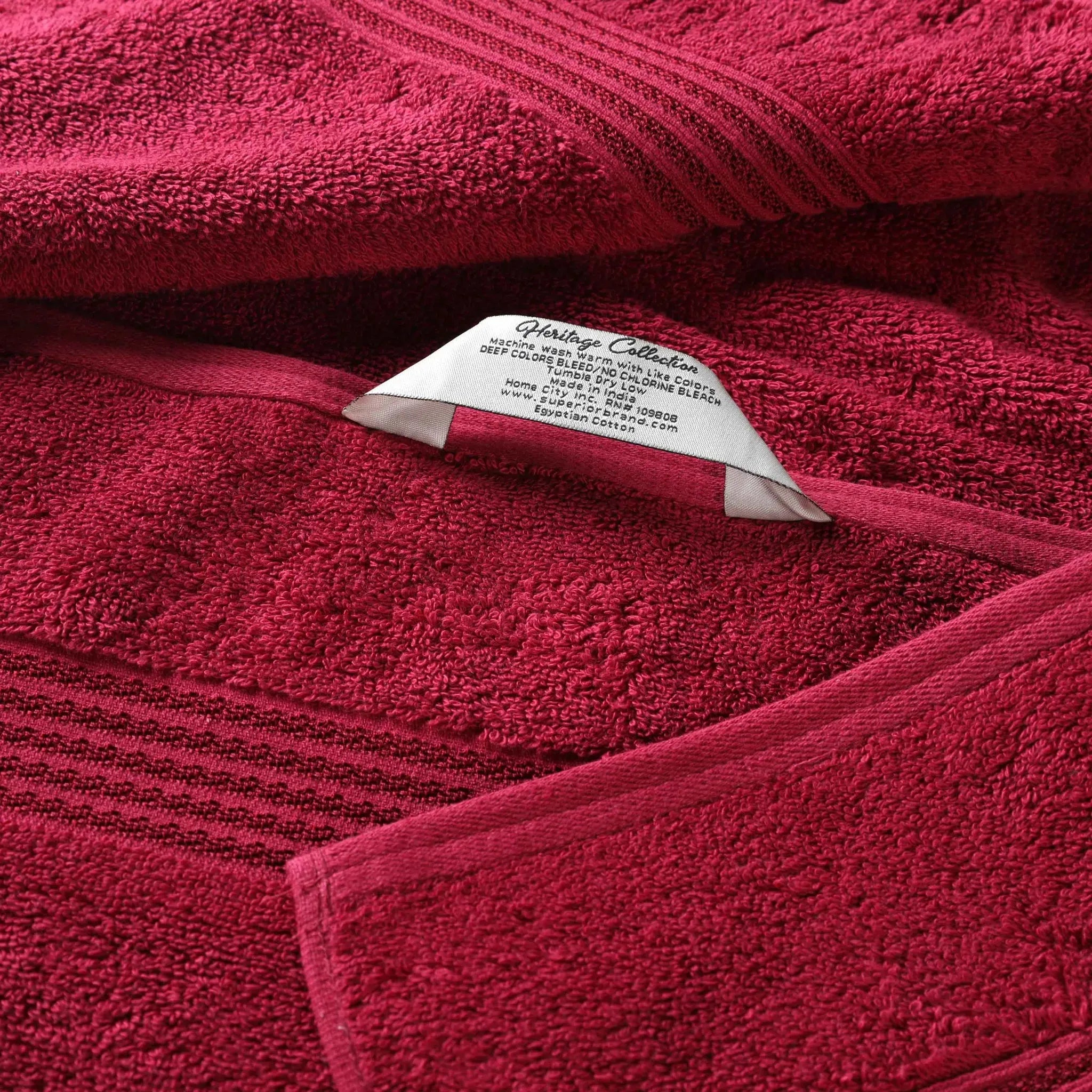Heritage Egyptian Cotton Plush Thick Absorbent Bath Sheet Set of 2 - Egyptian Cotton Bath Sheet by Superior Brand