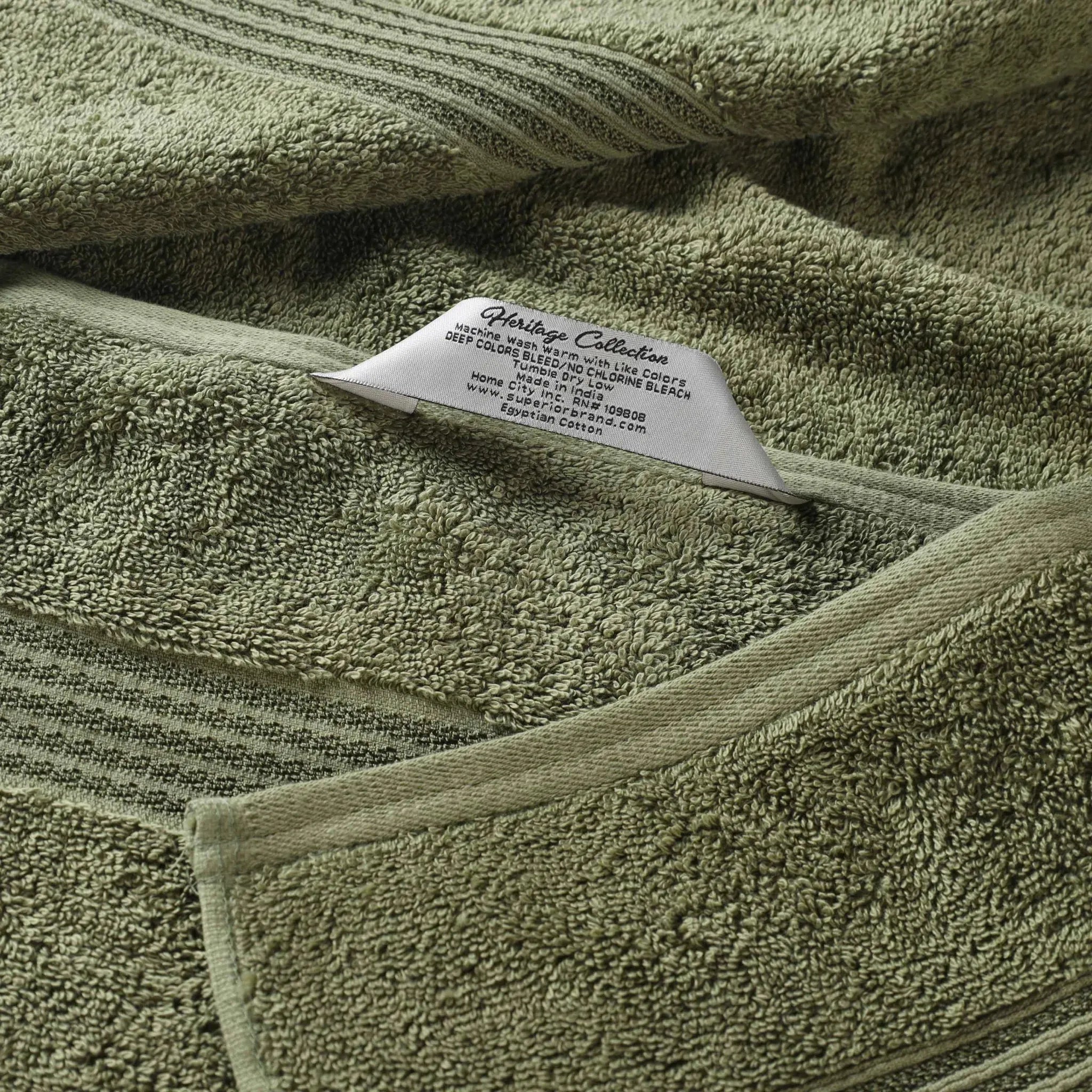 Heritage Egyptian Cotton Plush Thick Absorbent Bath Sheet Set of 2 - Egyptian Cotton Bath Sheet by Superior Brand