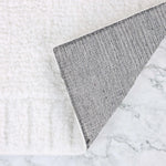 Inaya Modern Striped Tufted Shag Machine Washable Bath Rugs, Set of 2 - Bath Rugs by Superior Brand