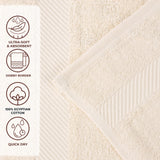 Egyptian Cotton Dobby Border Medium Weight 2 Piece Bath Sheet Set
