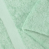 Egyptian Cotton Dobby Border Medium Weight 2 Piece Bath Sheet Set