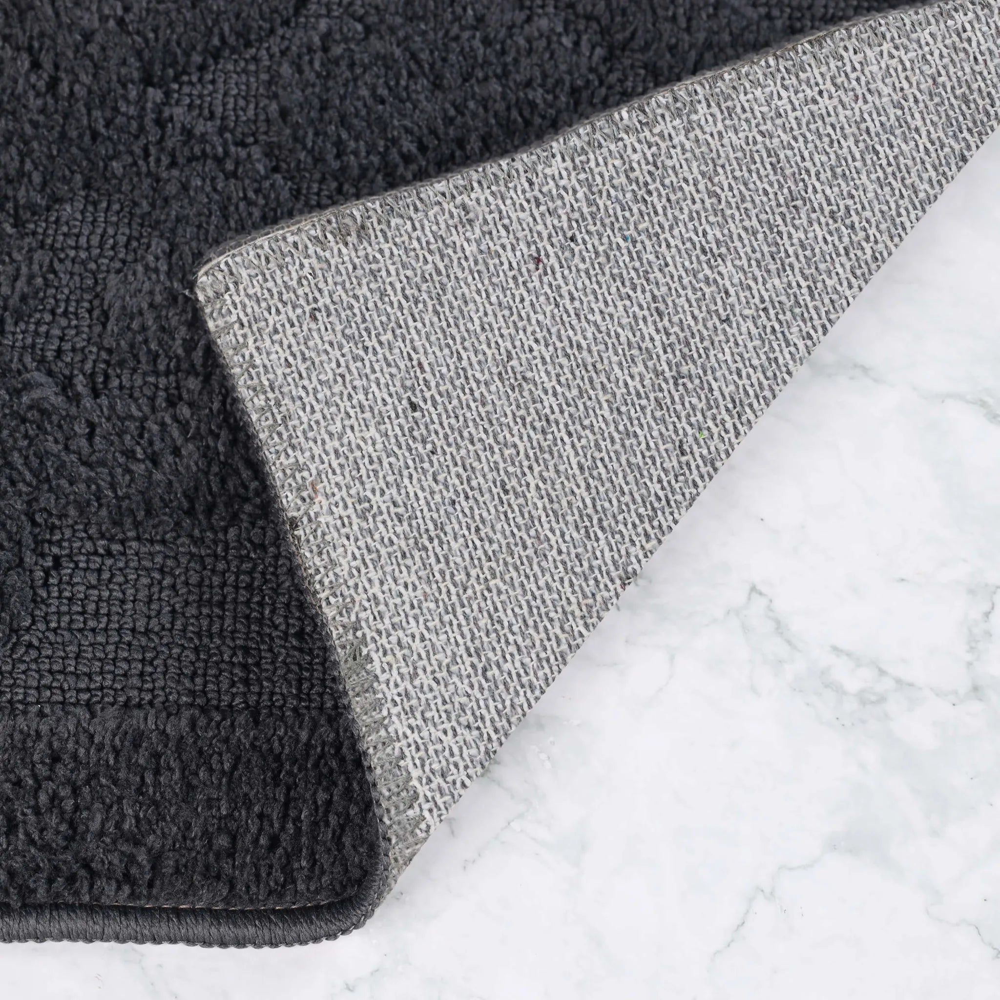 Myra Medallion Textured Jacquard Machine Washable Bath Rugs, Set of 2 - Bath Rugs by Superior Brand