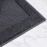 Myra Medallion Textured Jacquard Machine Washable Bath Rugs, Set of 2 - Bath Rugs by Superior Brand