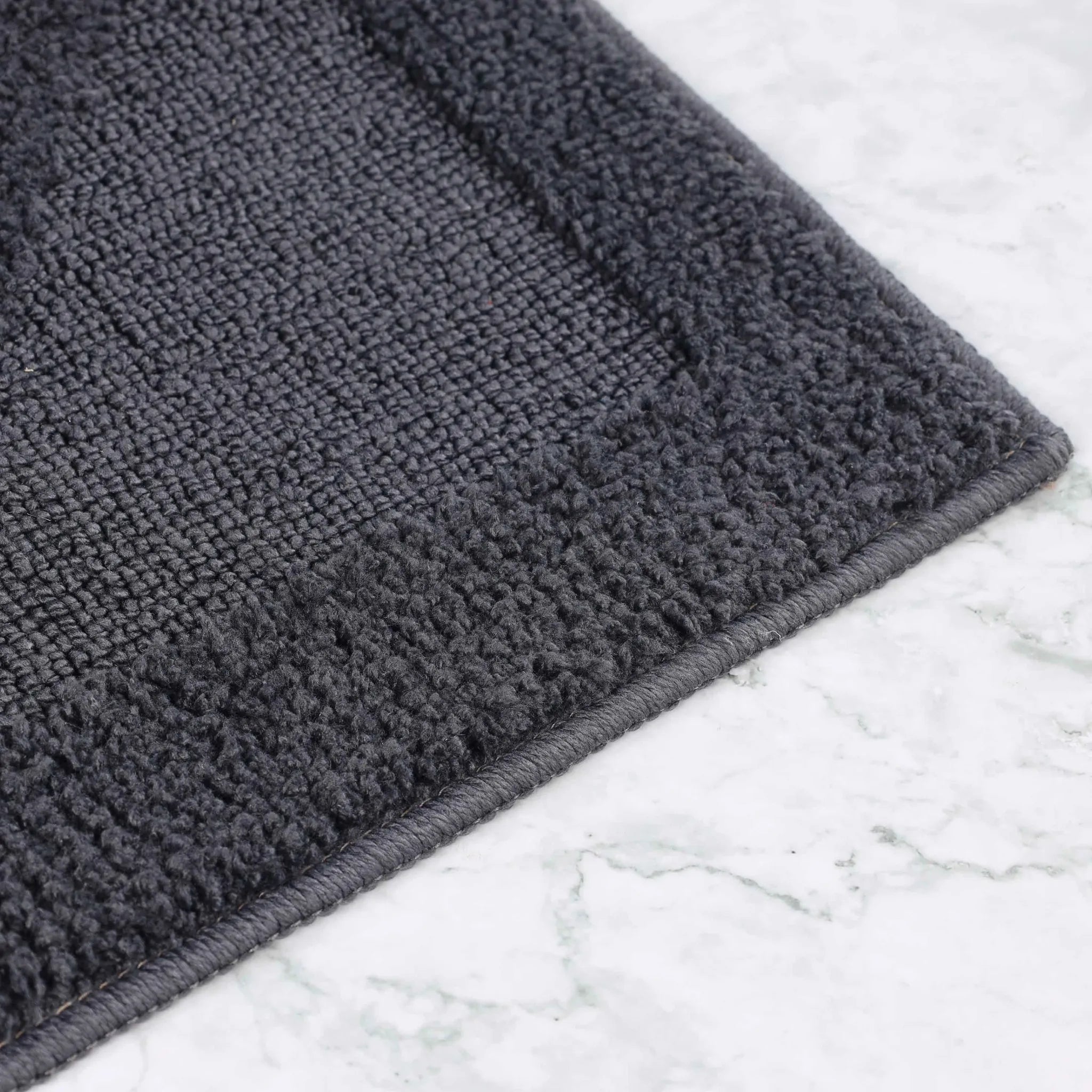 Myra Medallion Textured Jacquard Machine Washable Bath Rugs, Set of 2 - Bath Rugs by Superior Brand