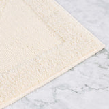 Myra Medallion Textured Jacquard Machine Washable Bath Rugs, Set of 2 - Bath Rugs by Superior Brand