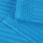 Soho Ribbed Cotton Absorbent Bath Towel Set of 4 - Bath Towel by Superior Brand