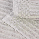 Soho Ribbed Cotton Absorbent Bath Towel Set of 4 - Bath Towel by Superior Brand