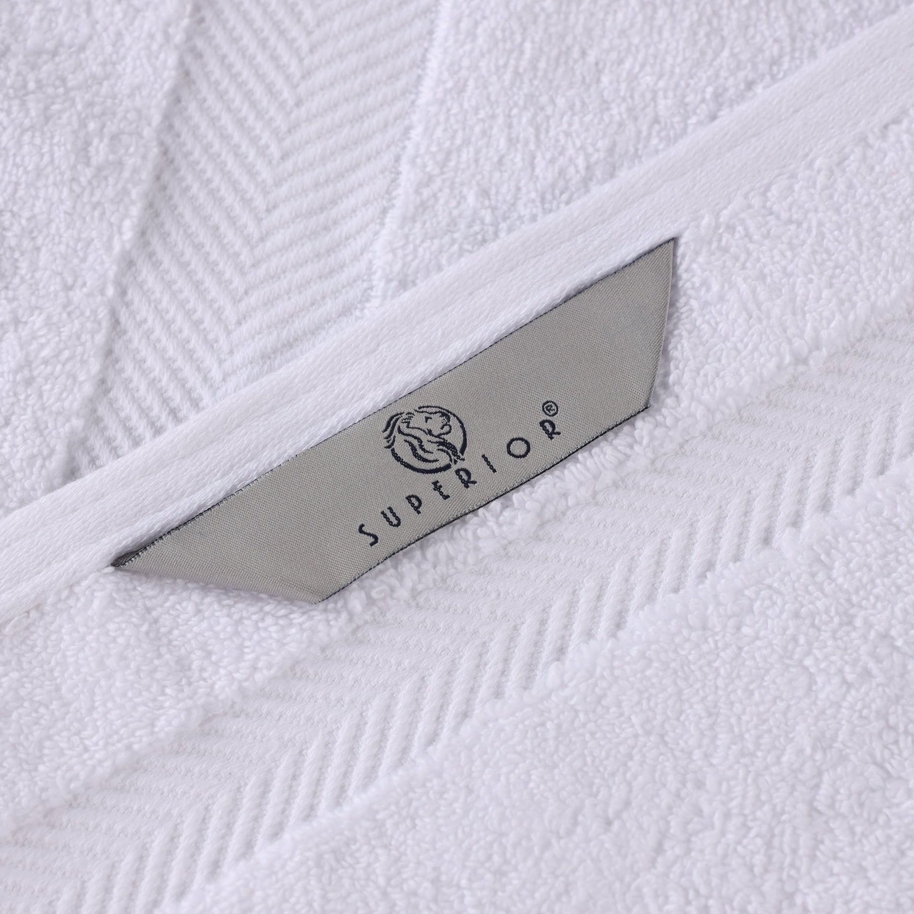 Zero Twist Cotton Ultra-Soft Absorbent Assorted - White