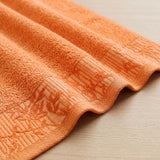 Wisteria Floral Jacquard 6-Piece Cotton Towel Set – Medium Weight Bathroom Towels