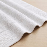Wisteria Floral Jacquard 6-Piece Cotton Towel Set – Medium Weight Bathroom Towels