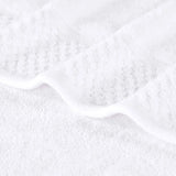 Lodi Cotton 3-Piece Towel Set – Absorbent Mid-Weight Solid Bathroom Towels with Textured Border