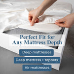 Pavo Cotton 700 Thread Count Perfect Fit Fitted Sheet - Fitted Sheet by Superior Brand