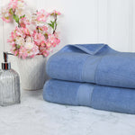 Madison Egyptian Cotton Pile Plush Heavyweight Bath Sheet Set of 2 - Egyptian Cotton Bath Sheet by Superior