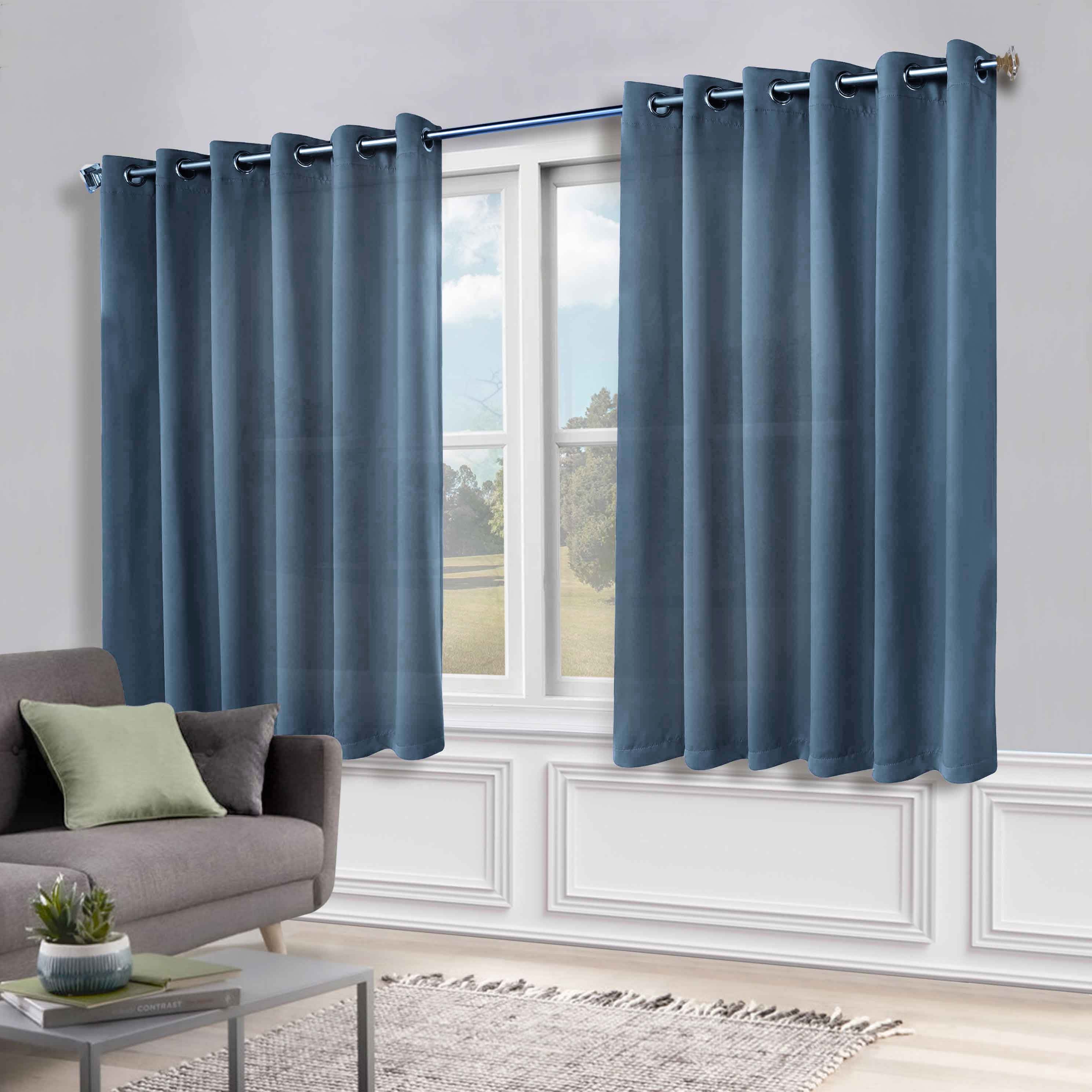Classic Modern Solid Room Darkening Blackout Curtain Panels, Set of 2 - Blackout Curtains by Superior