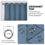Classic Modern Solid Room Darkening Blackout Curtain Panels, Set of 2 - Blackout Curtains by Superior