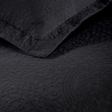 Fleur De Lis Jacquard Matelassé Cotton Medallion Bedspread Set - Bedspread by Superior Brand