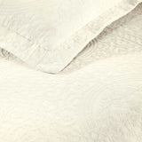 Fleur De Lis Jacquard Matelassé Cotton Medallion Bedspread Set - Bedspread by Superior Brand