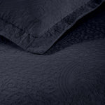 Fleur De Lis Jacquard Matelassé Cotton Medallion Bedspread Set - Bedspread by Superior Brand