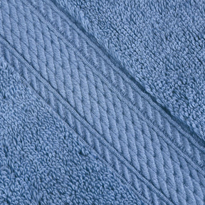 Egyptian Cotton Highly Absorbent 2 Piece Ultra-Plush Solid Bath Sheet Set - Denim Blue
