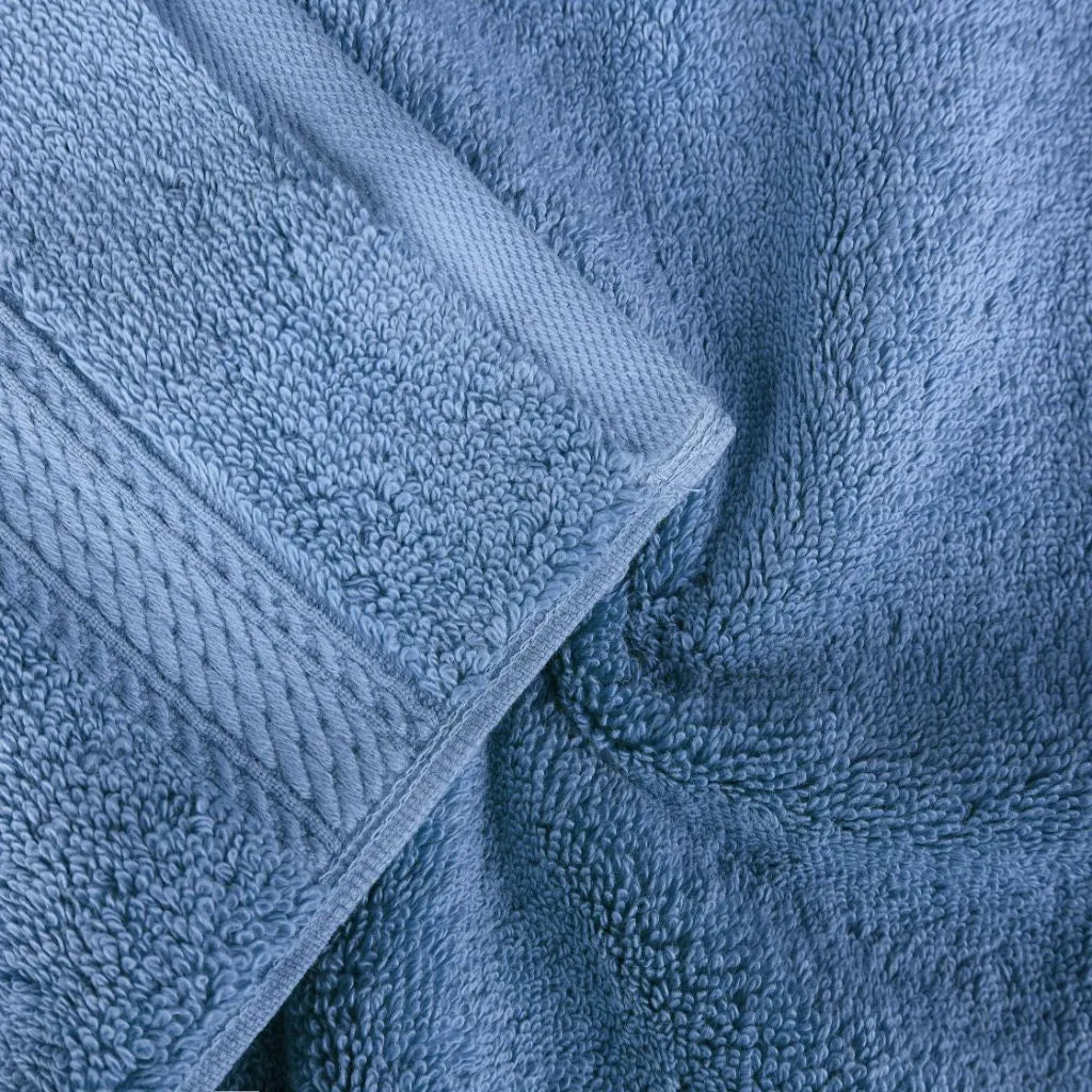 Madison Egyptian Cotton Plush Heavyweight 9 Piece Towel Set - Egyptian Cotton Towel Set by Superior Brand