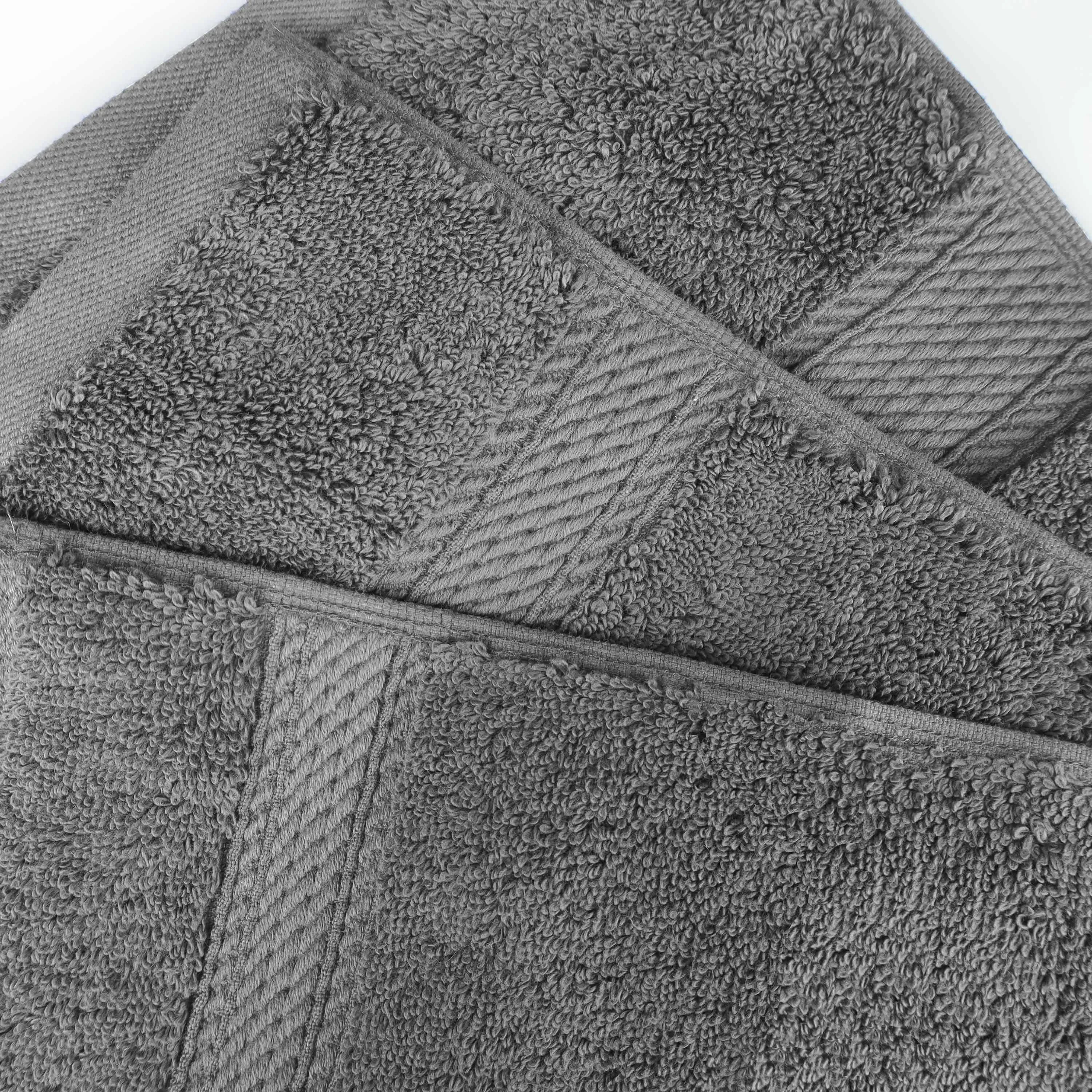 Madison Egyptian Cotton Plush Heavyweight 8 Piece Towel Set - Egyptian Cotton Towel Set by Superior Brand