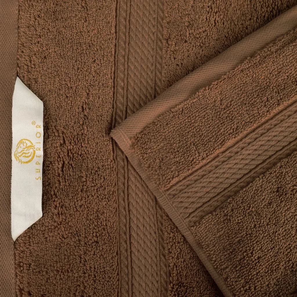 Madison Egyptian Cotton Plush Heavyweight 9 Piece Towel Set - Egyptian Cotton Towel Set by Superior Brand
