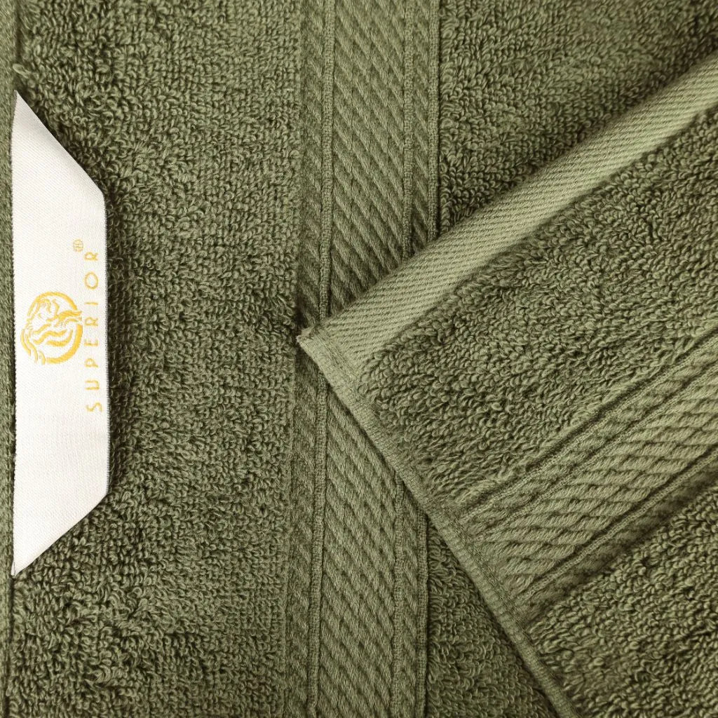 Madison Egyptian Cotton Plush Heavyweight 9 Piece Towel Set - Egyptian Cotton Towel Set by Superior Brand
