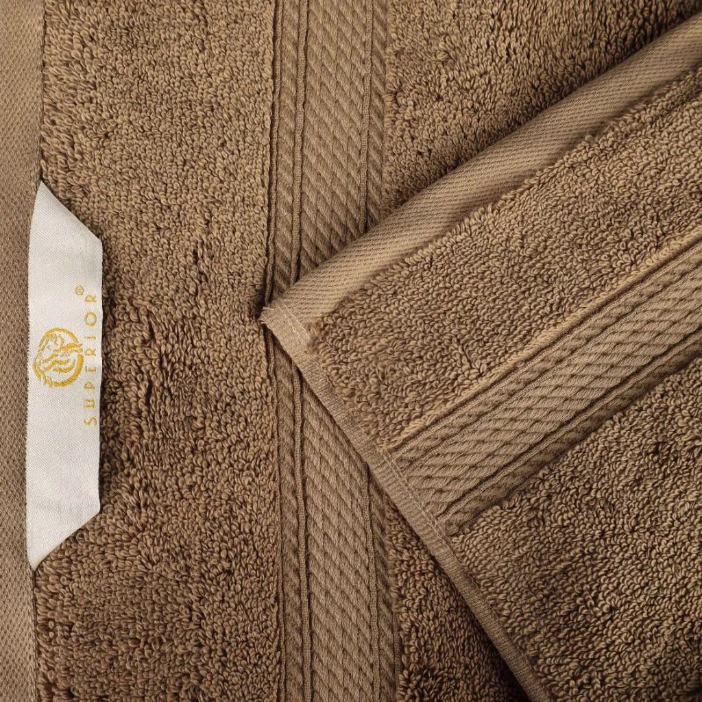 Madison Egyptian Cotton Plush Heavyweight 9 Piece Towel Set - Egyptian Cotton Towel Set by Superior Brand