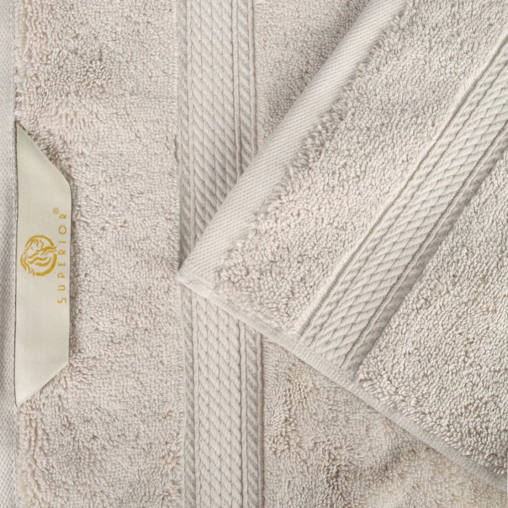 Madison Egyptian Cotton Plush Heavyweight 9 Piece Towel Set - Egyptian Cotton Towel Set by Superior Brand
