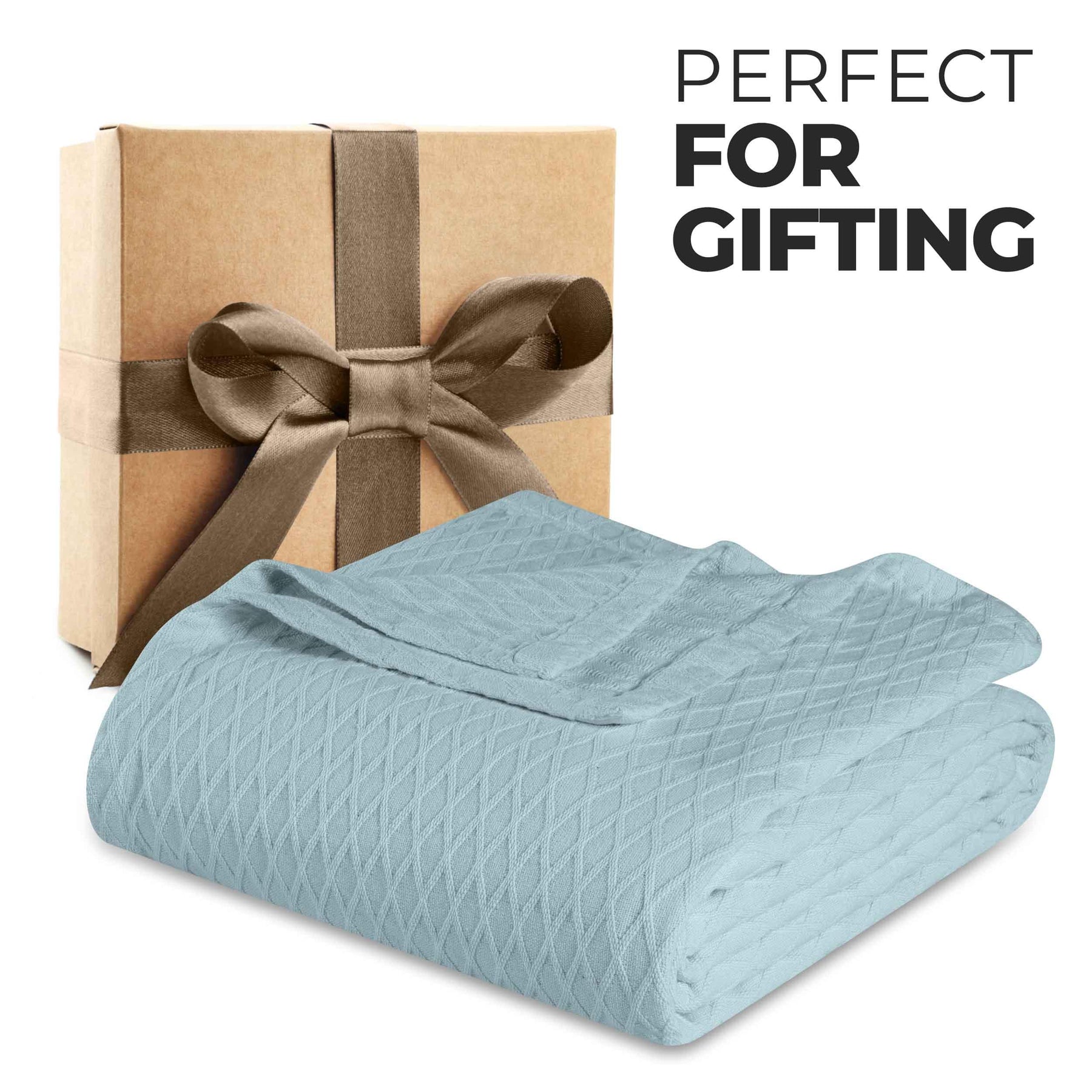 Superior Diamond All-Season Cotton Blanket