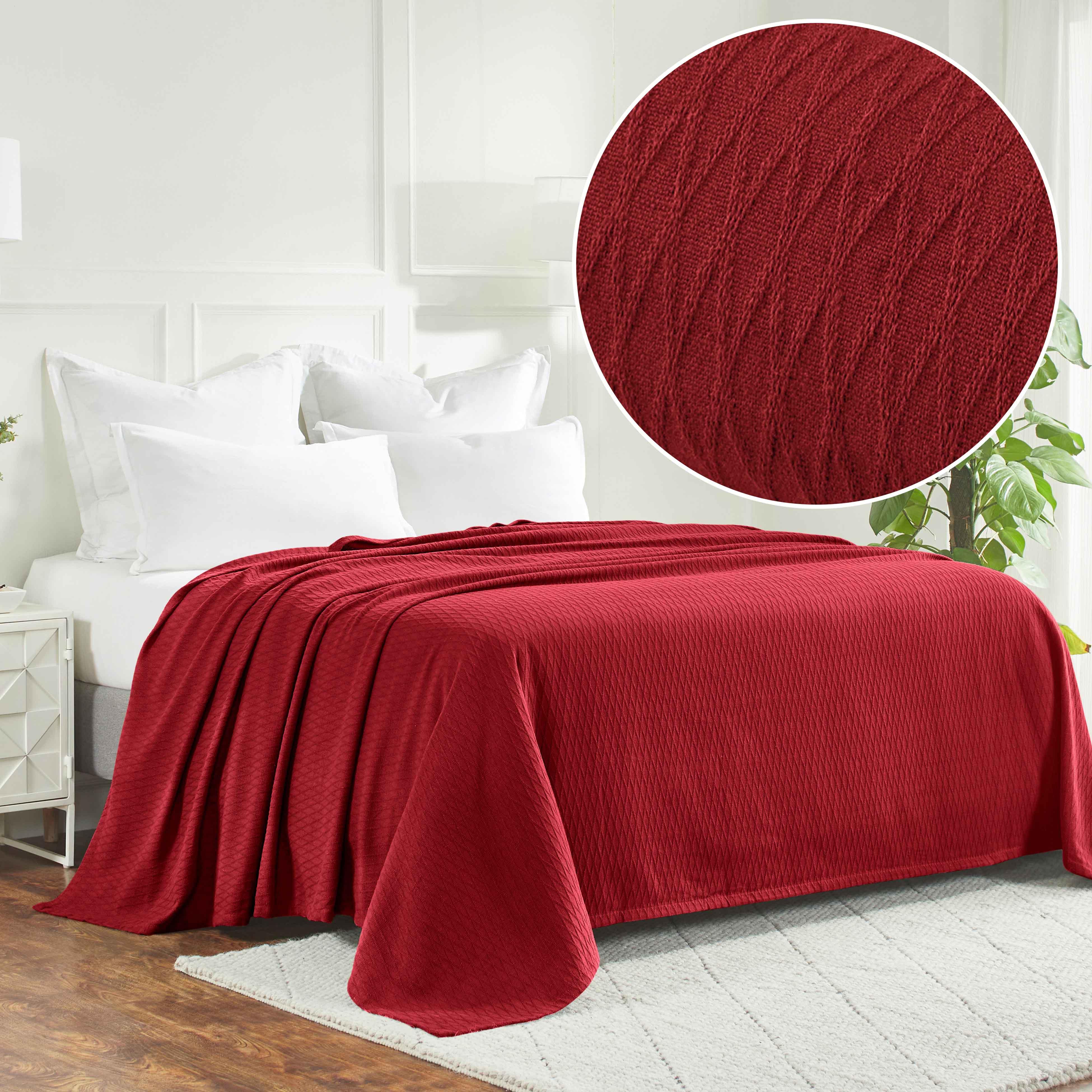 Diamond Weave Modern Classic Geometric All-Season Cotton Blanket - Blanket by Superior Brand