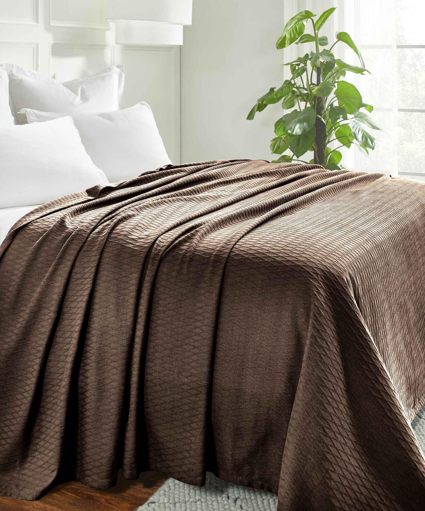 Diamond organic cotton blanket hotsell