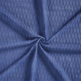Diamond Weave Modern Classic Geometric All-Season Cotton Blanket