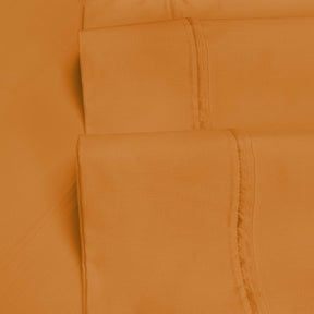 Egyptian Cotton 1200 Thread Count Eco-Friendly Solid Sheet Set - Dijon