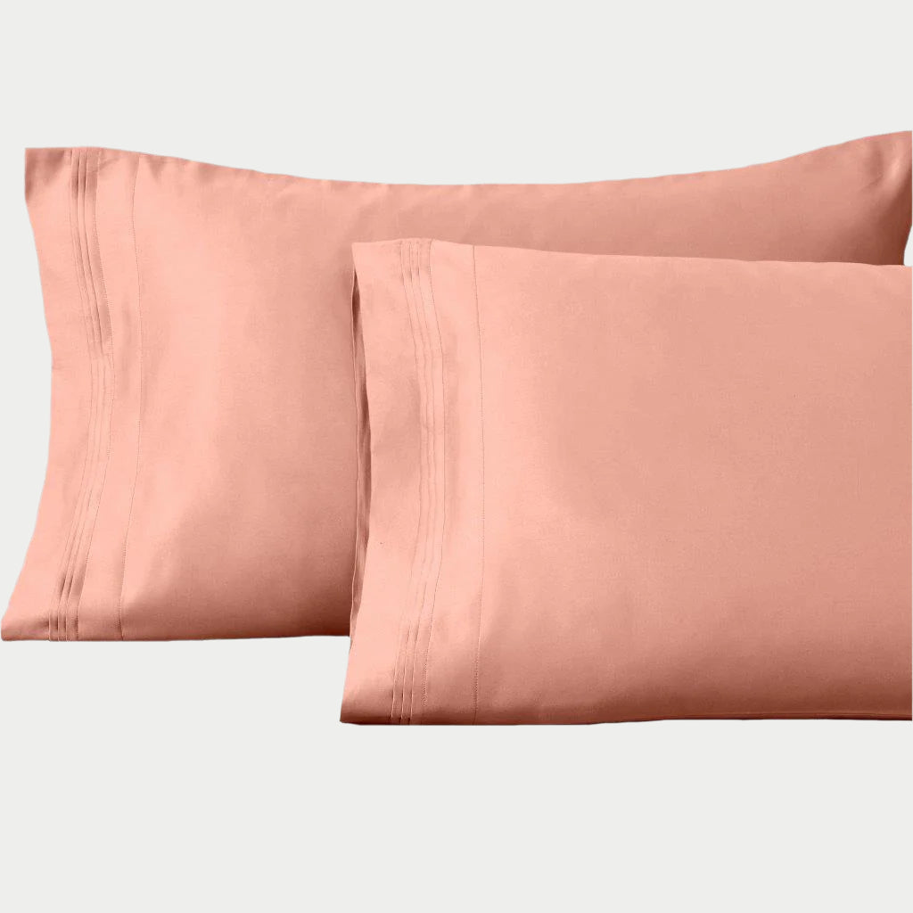 Egyptian Cotton Sateen Pillowcase Set 1500 Thread Count - Egyptian Cotton Pillowcases by Superior Brand