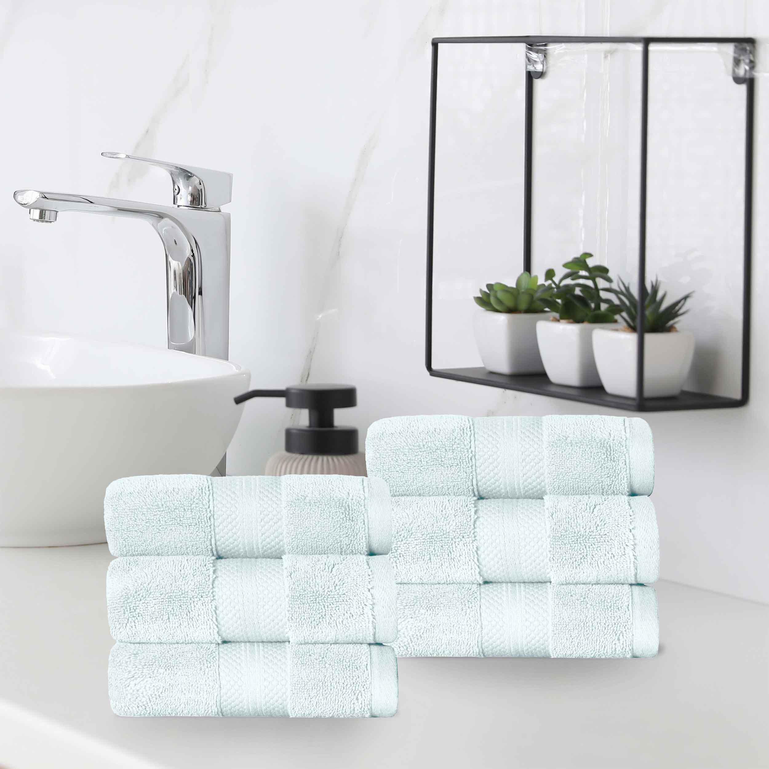 Superior Premium Turkish Cotton 6-Piece Hand Towel Set - Hand Towel Set by Superior Brand