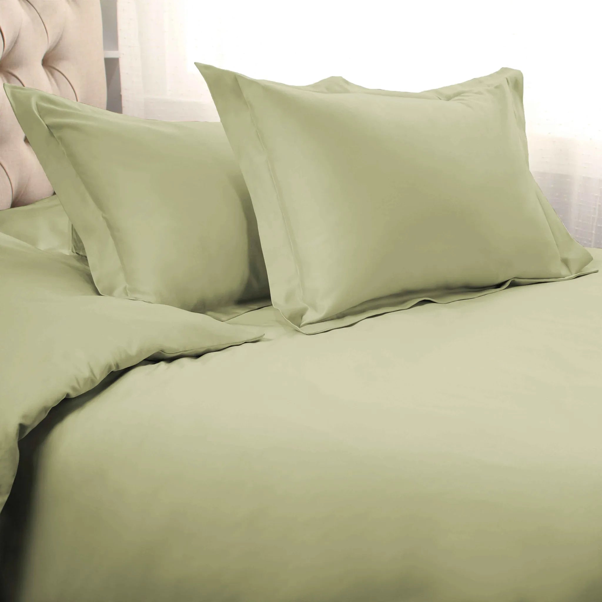 1000 Thread Count Egyptian Cotton Solid Duvet Cover Set - Egyptian Cotton Duvet Cover Set by Superior