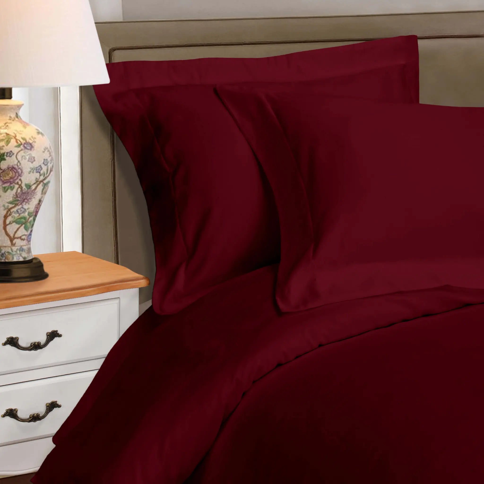1000 Thread Count Egyptian Cotton Solid Duvet Cover