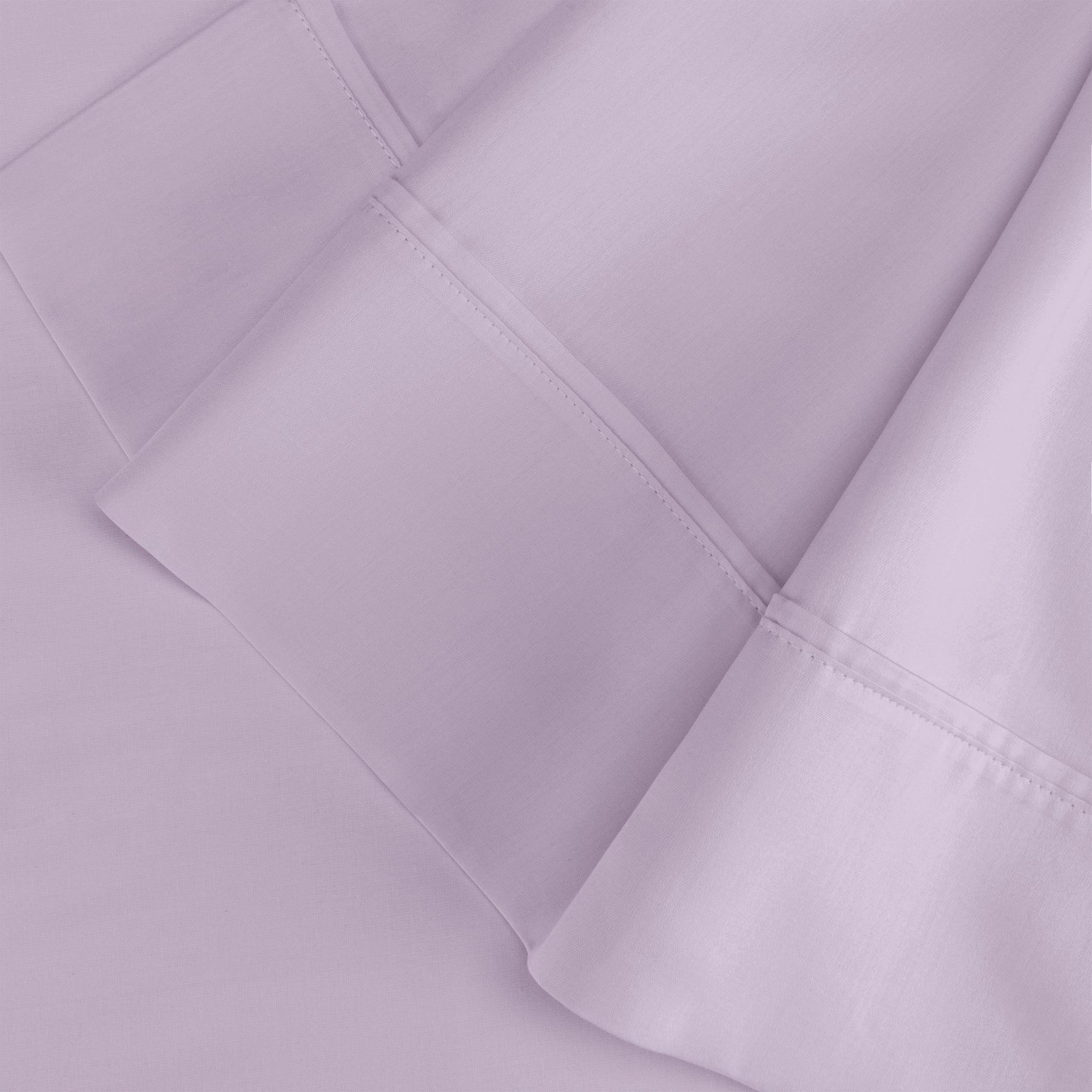 Superior Egyptian Cotton 300 Thread Count Solid Pillowcase Set - Lavender