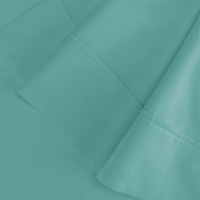 Superior Egyptian Cotton 300 Thread Count Solid Pillowcase Set -Teal